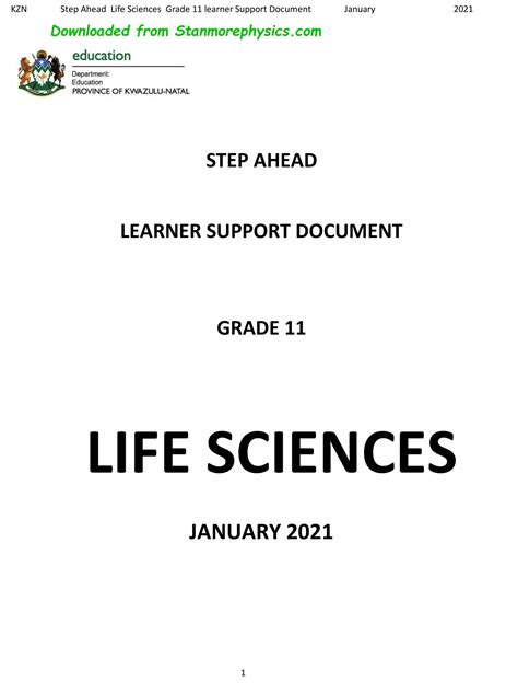 life science grade 11 paper 1 november 2023